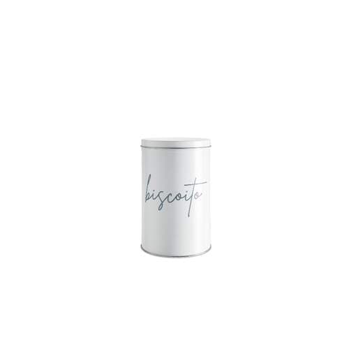 Porta Mantimentos Biscoito Branco 1L - Alumiart Falcão