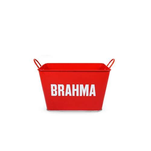 Balde Retangular para Cerveja em Alumínio Brahma 8L - Alumiart Falcão