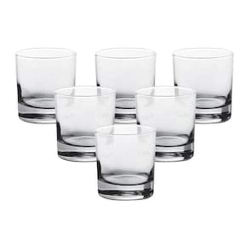 Jogo de Copos Dynasty Dia a Dia em Vidro 290ml - 6 Peças