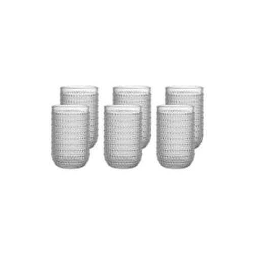 Conjunto de Copos Brinox Haus Concept Esfera 430ml 6 Peças com Design Vintage