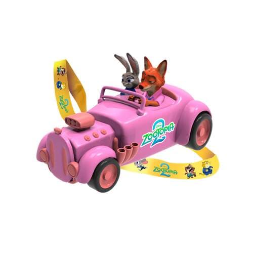 Balde de Pipoca 3D Carro com Judy e Nick Zootopia 2